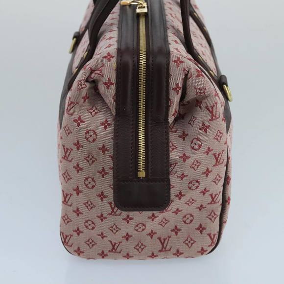 LOUIS VUITTON Monogram Mini Josephine GM Hand Bag Red M92311 LV Auth ki5128 - Picture 3 of 16